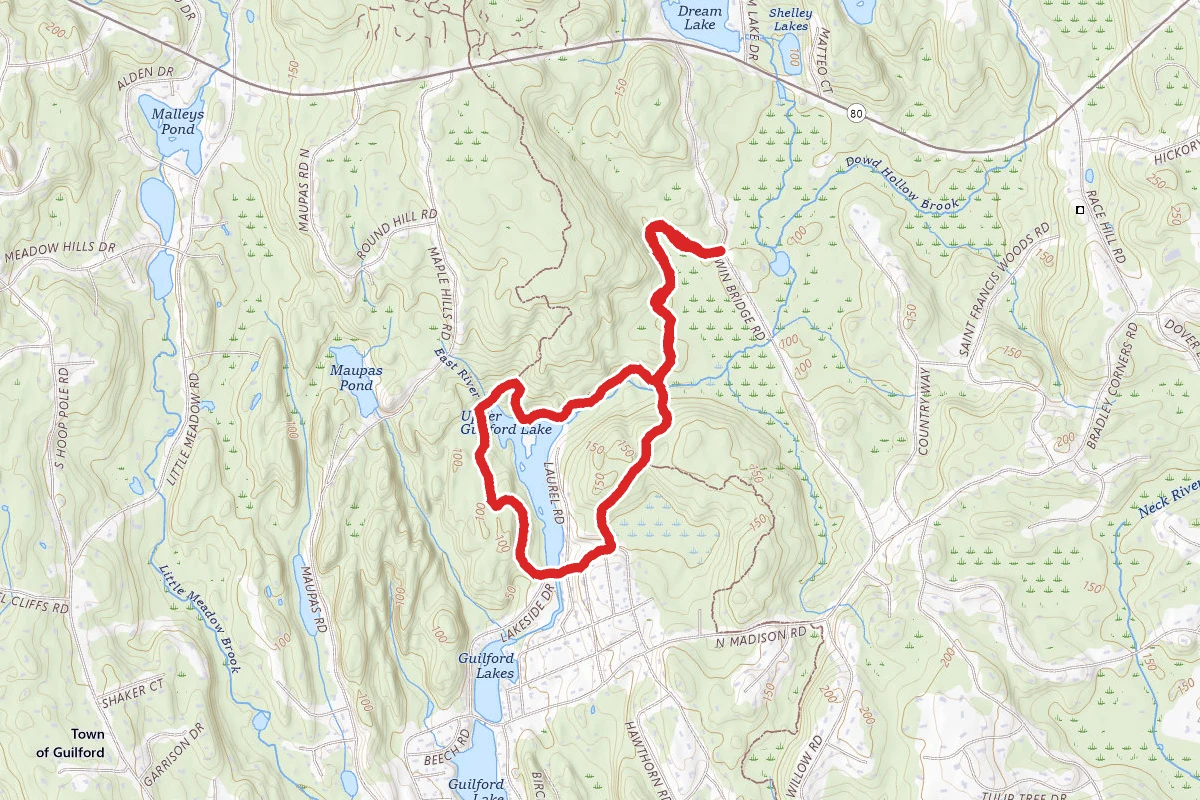 Timberlands Preserve Loop from Twin Bridges Road