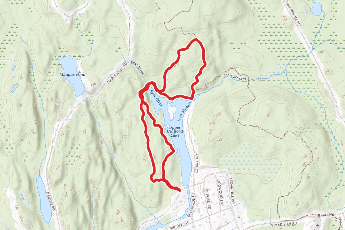 Timberlands Preserve Loop from Lakeside Drive
