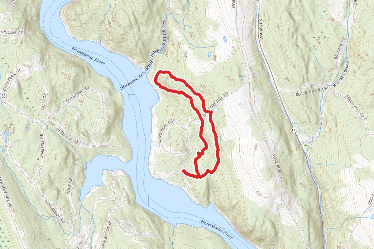 Iron Ore Hill Red and Blue Loop
