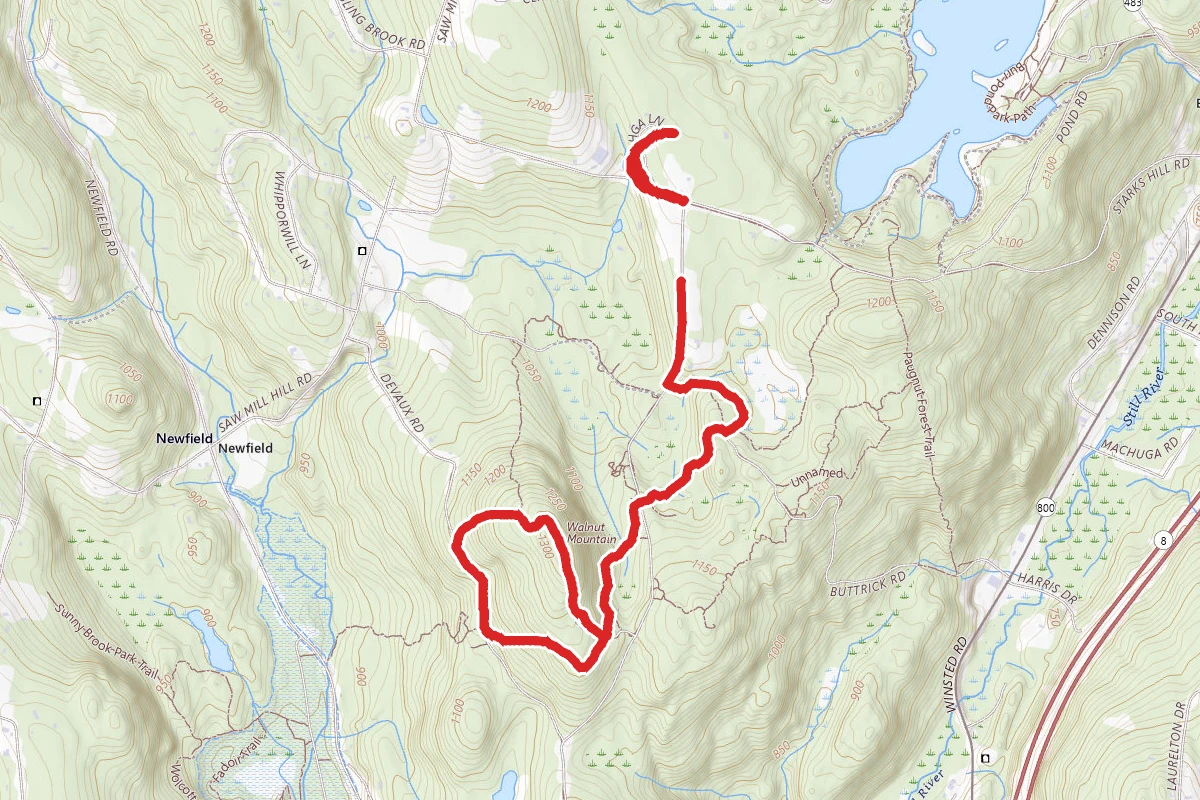 Walnut Mountain via Guerdat Road