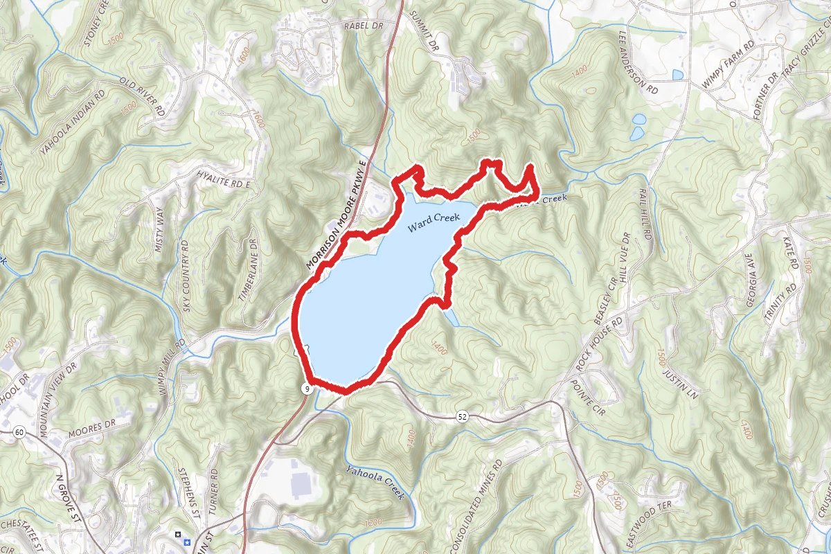 Lake Zwerner (aka Yahoola Creek Reservoir)