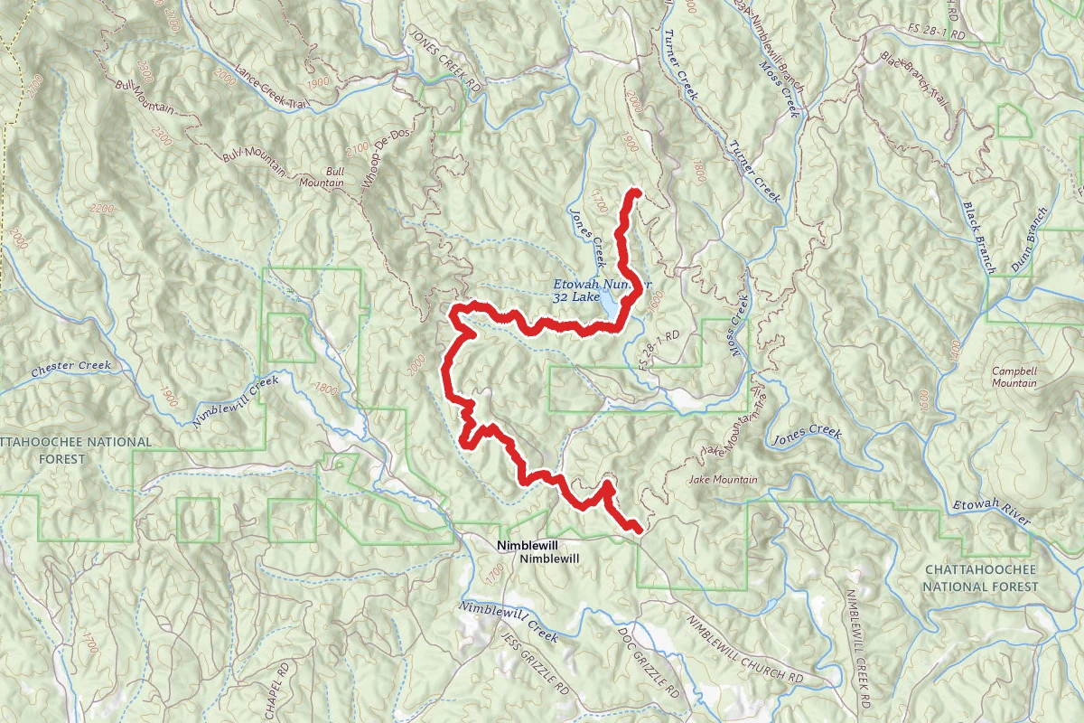 Jones Creek Ridge Trail