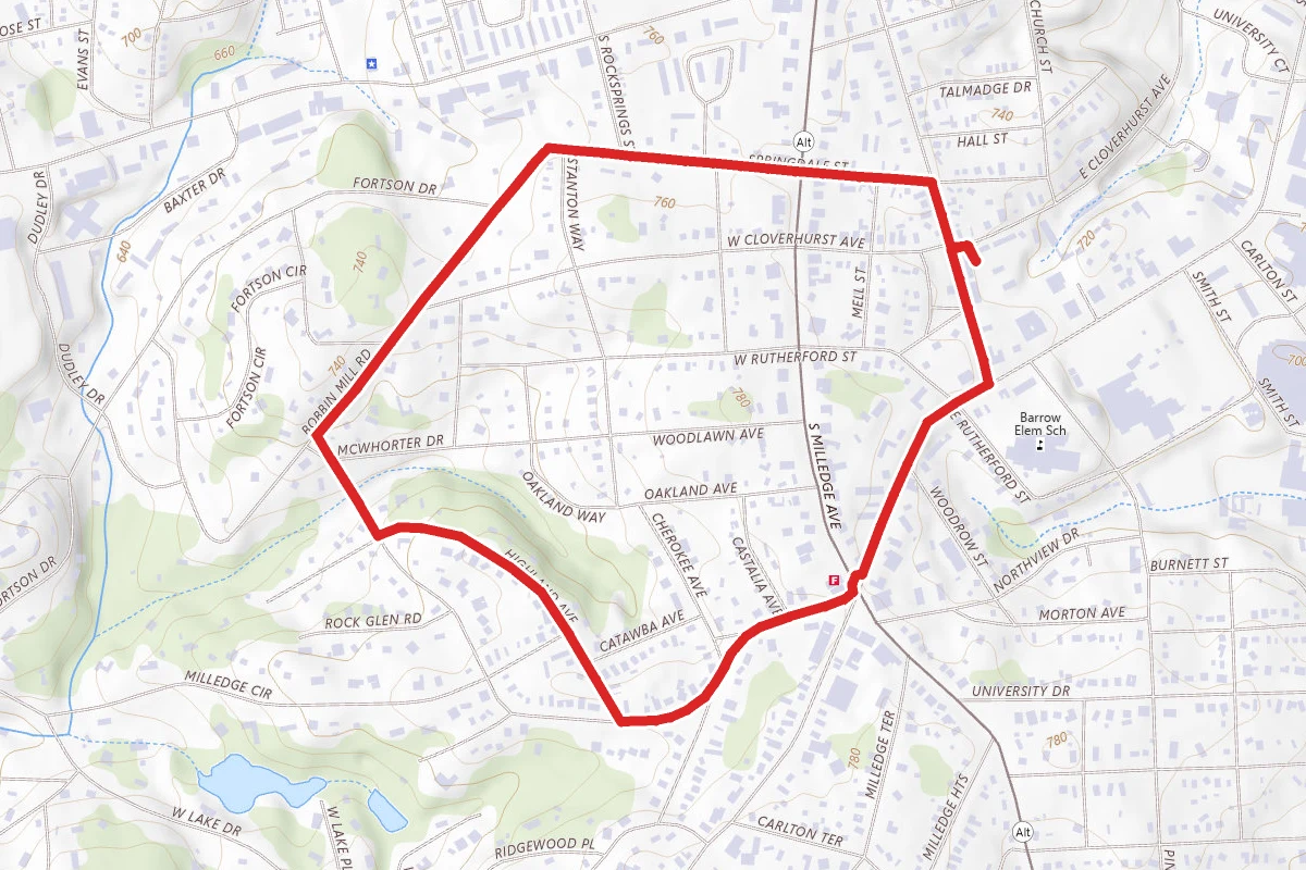 Athens Neighborhood Loop