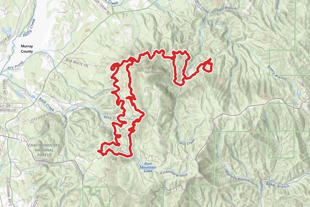 Fort Mountain Horse Trails 407, 410, 401