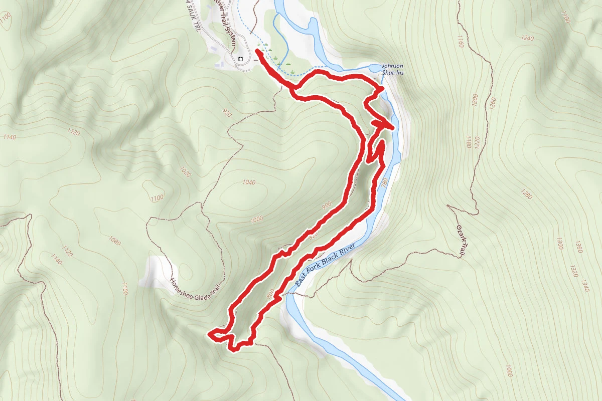 Johnson's Shut-Ins State Park Trail