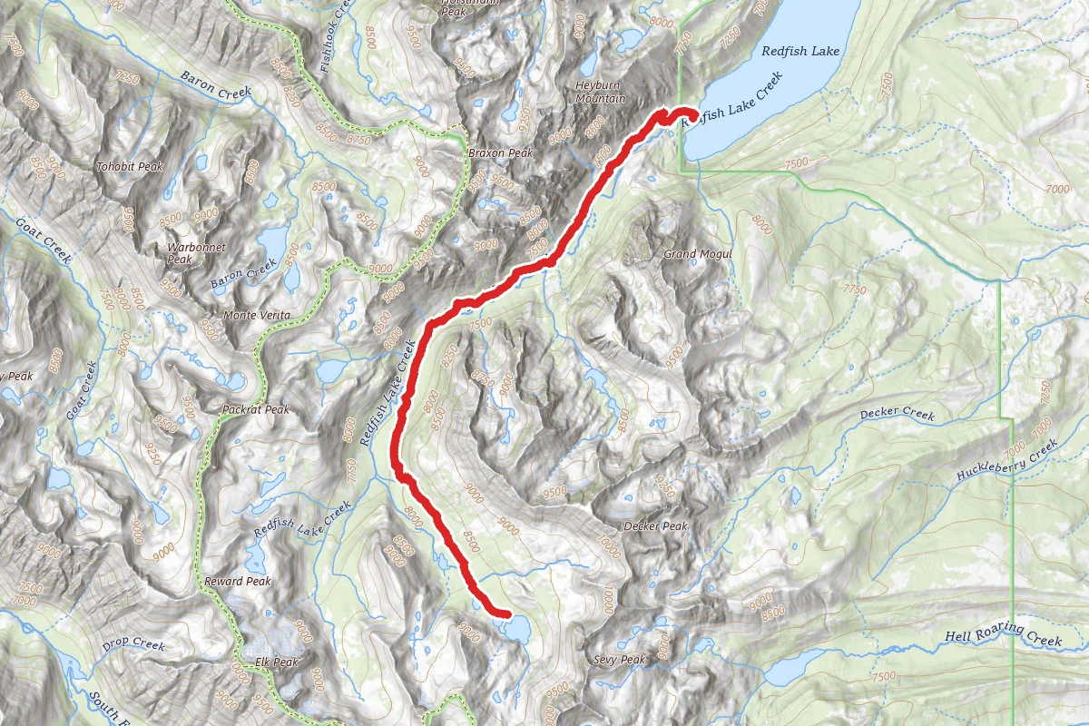Redfish Inlet to Cramer Lakes