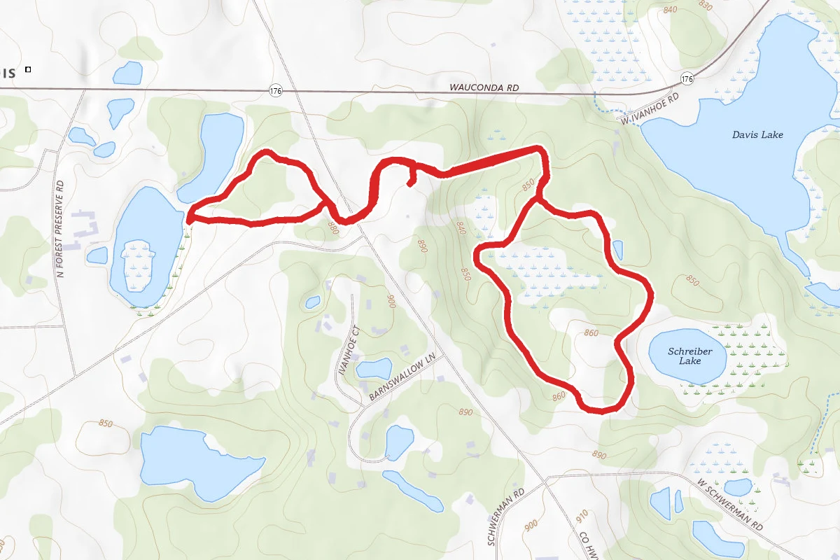 Taylor Lake to Schreiber Lake Loop