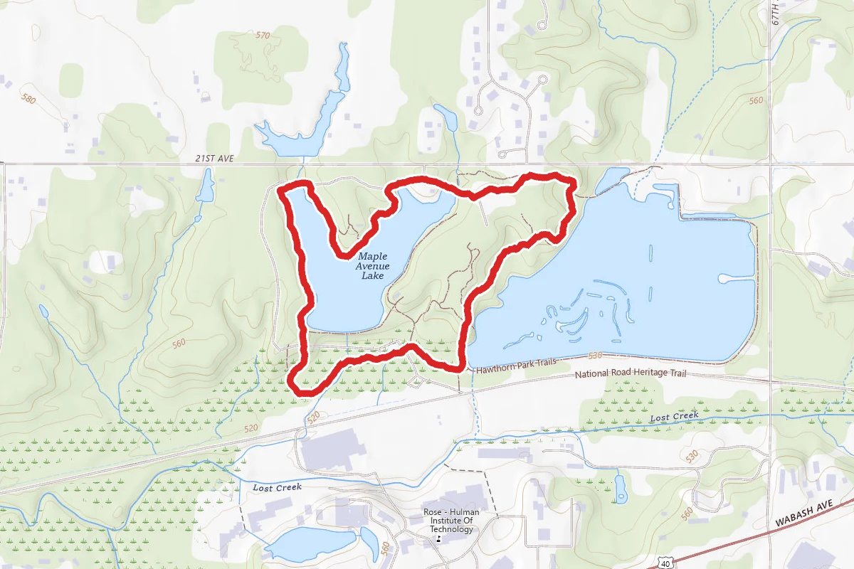 Maple Avenue Lake Loop