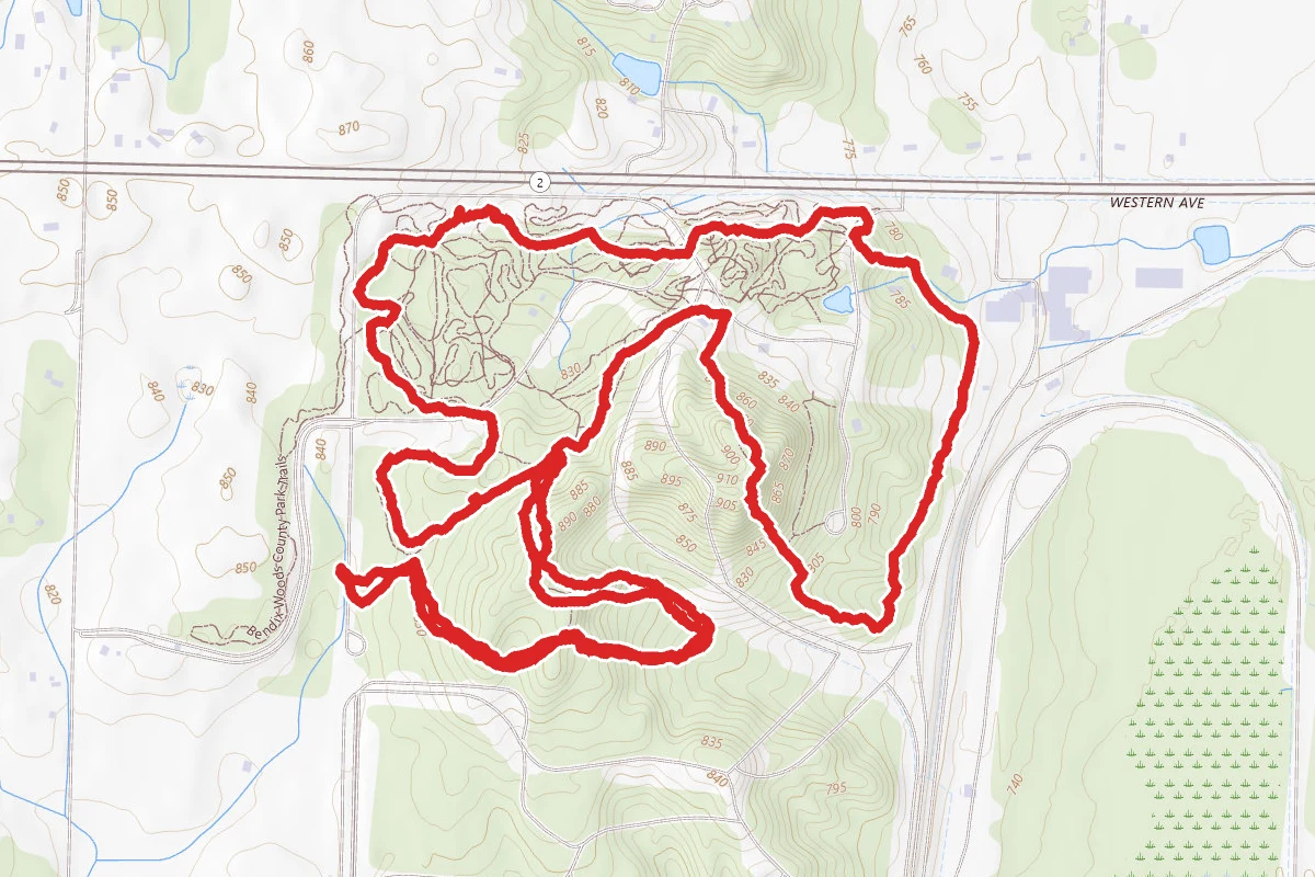 Bendix Woods Perimeter Loop