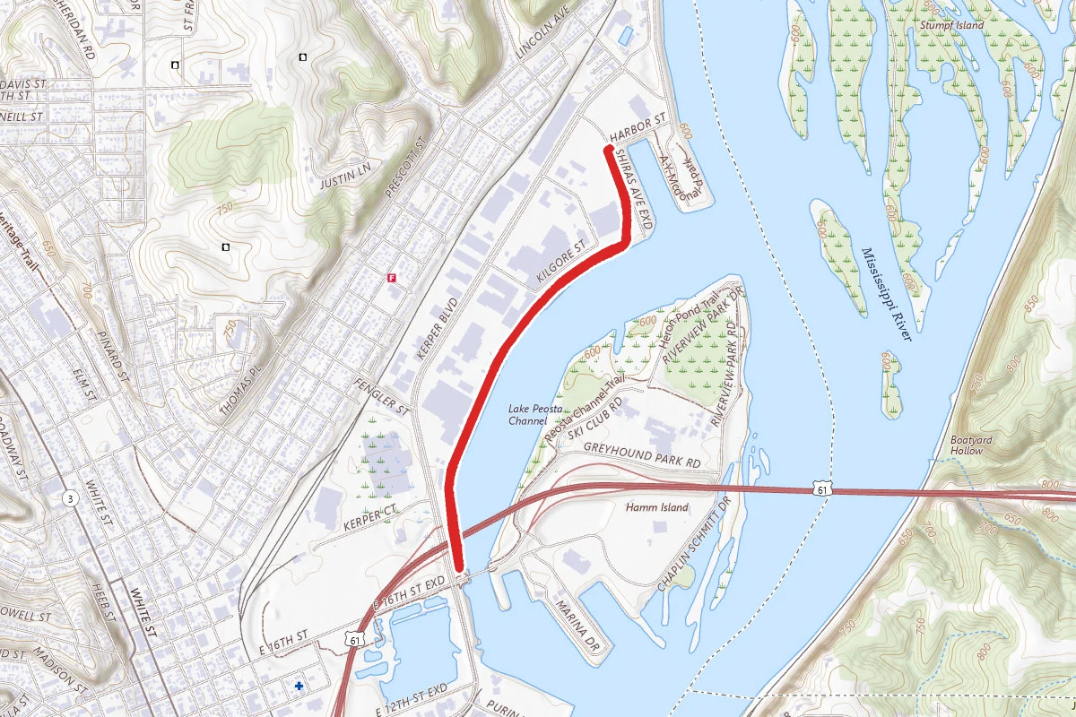 Floodwall Trail - North Section