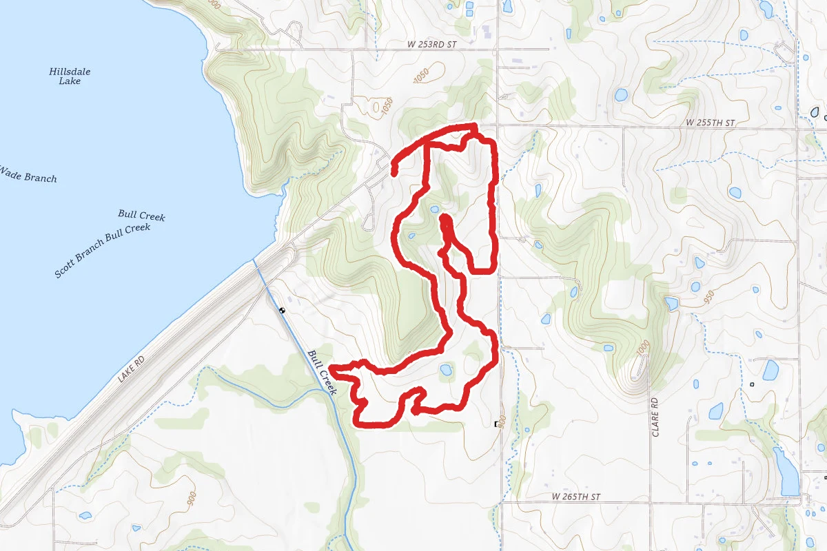 Hillsdale Lake Red Trail
