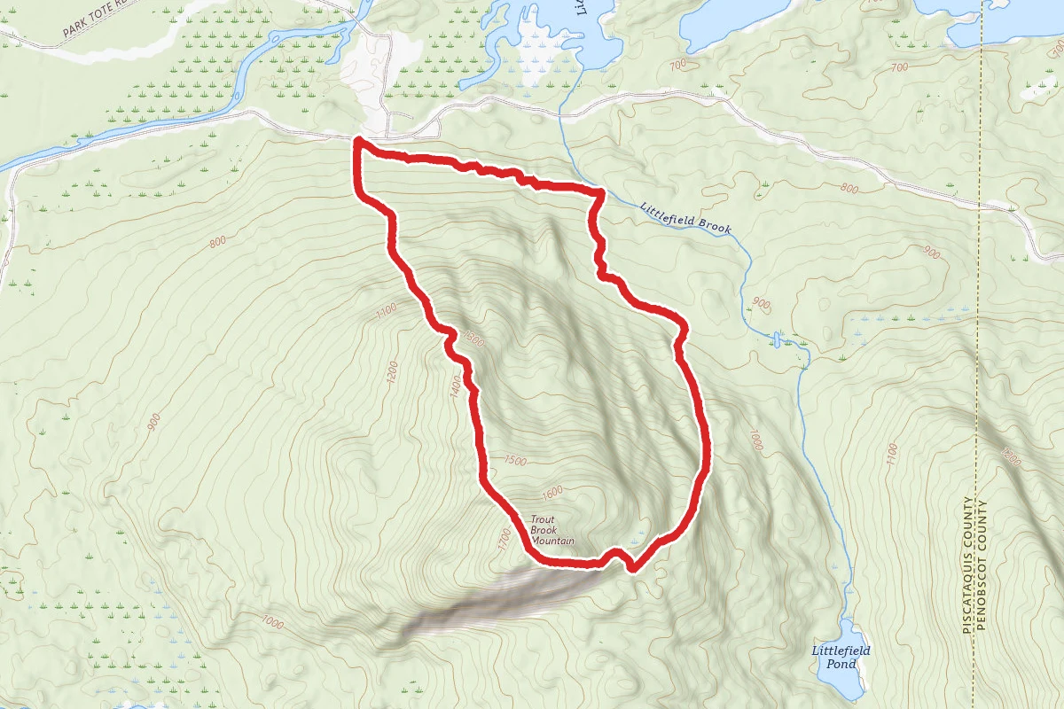 Five Ponds Trail to Trout Brook Mountain Trail Loop