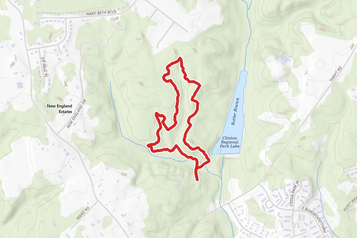 L P Cosca Regional Park Green Loop