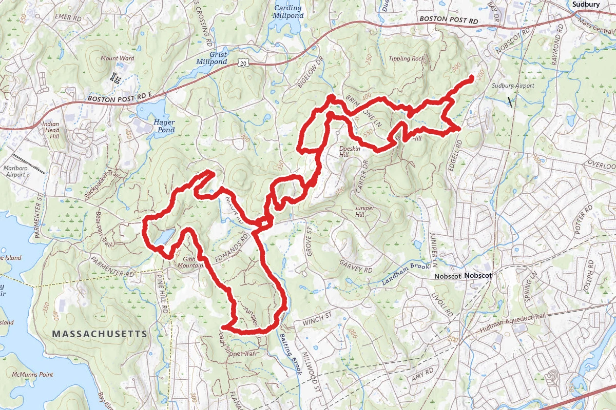 Callahan Park, Henry's Hill, and Welch Reservation Loop