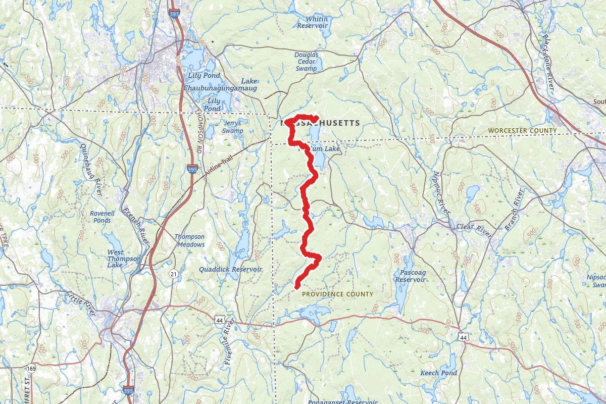 NS Trail Wallum Lake to Richardson Trail