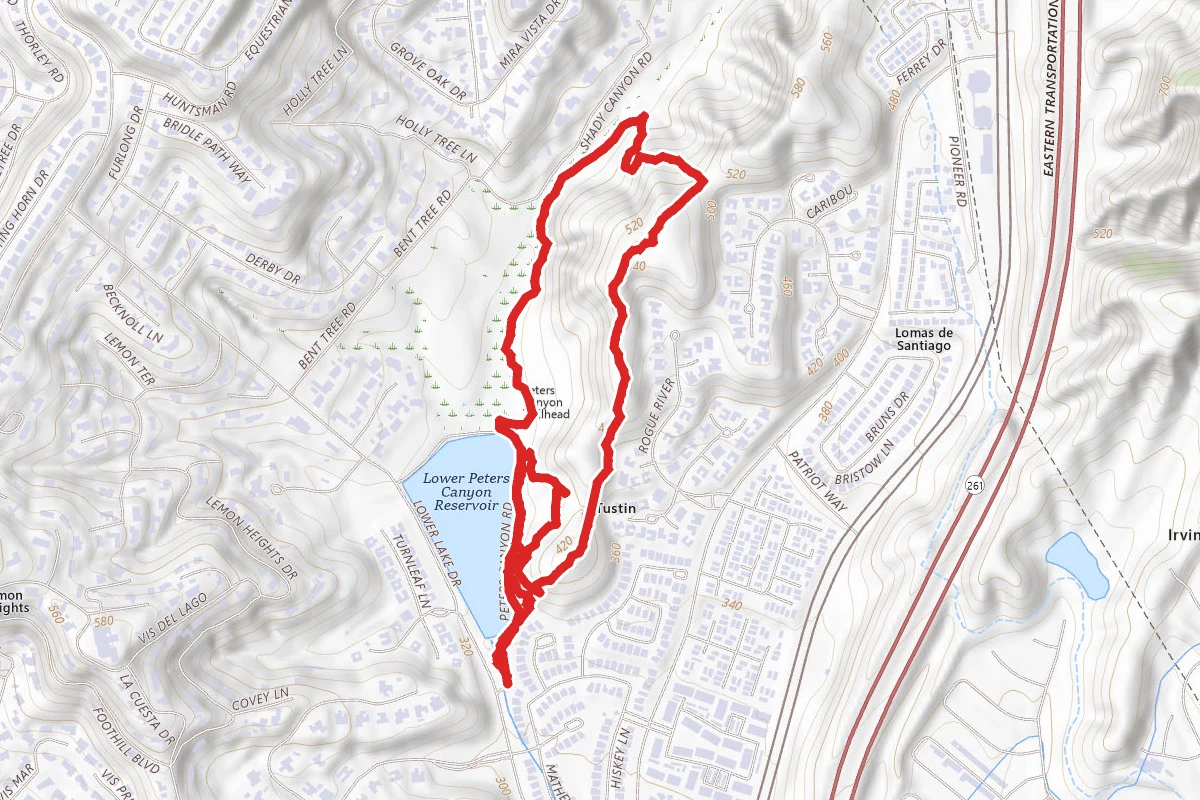 Peters Canyon, Scout and East Ridge View Loop
