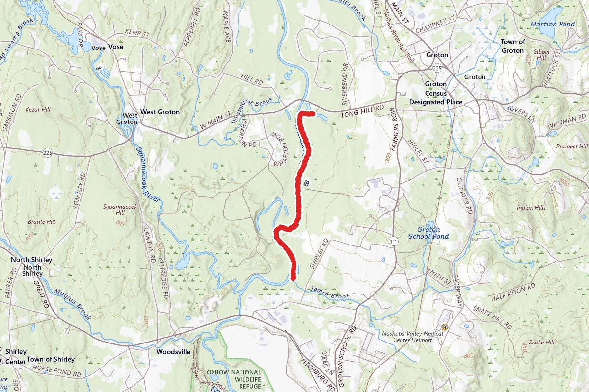 Sabine Woods to Surrenden Farms