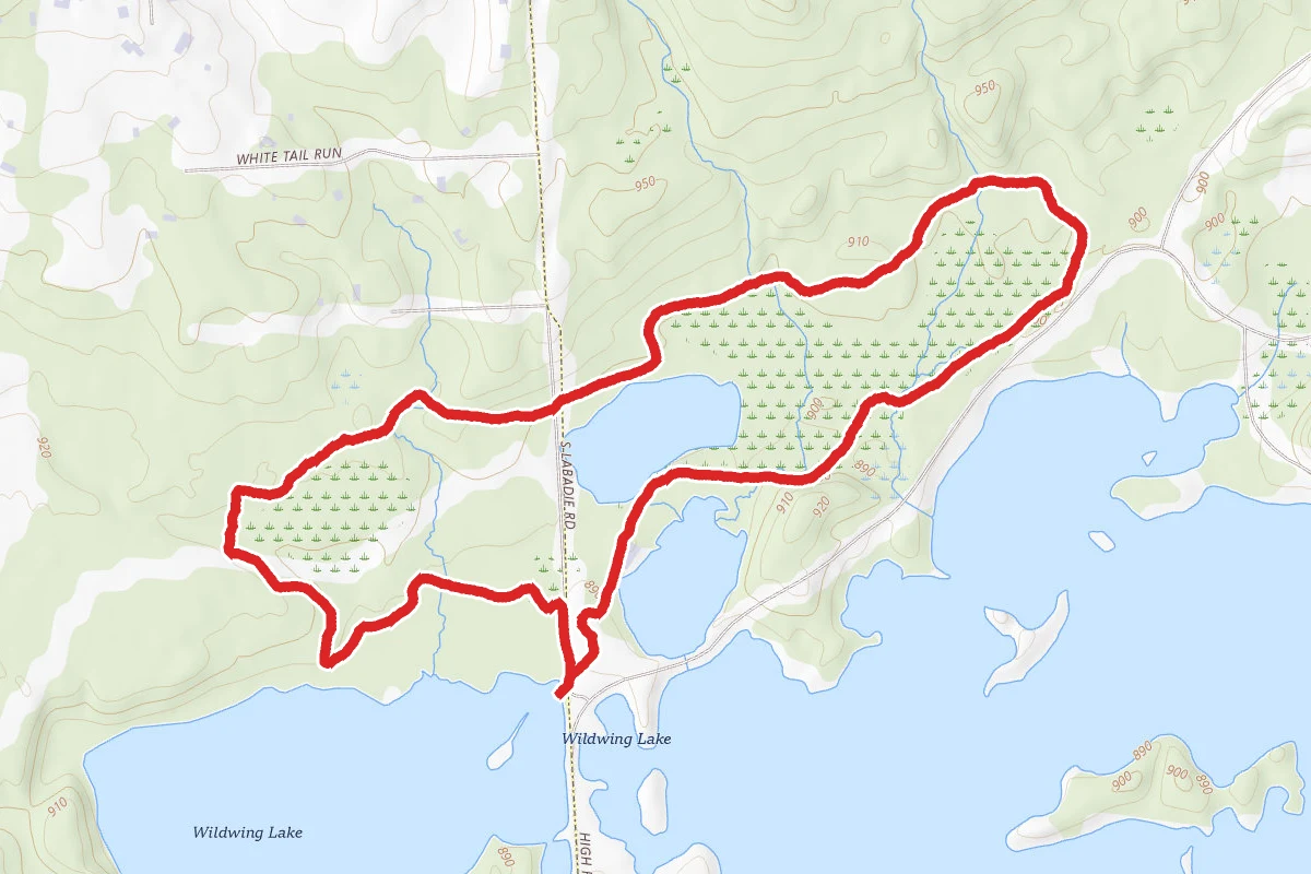 Deer Run Trail to Wildwing Trail Loop