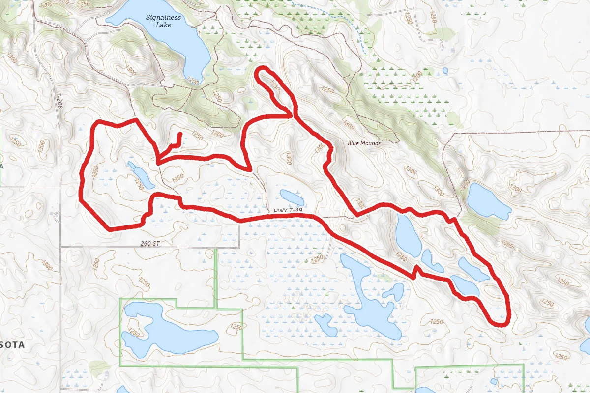 Glacial Lakes State Park Kettle Lakes Loop