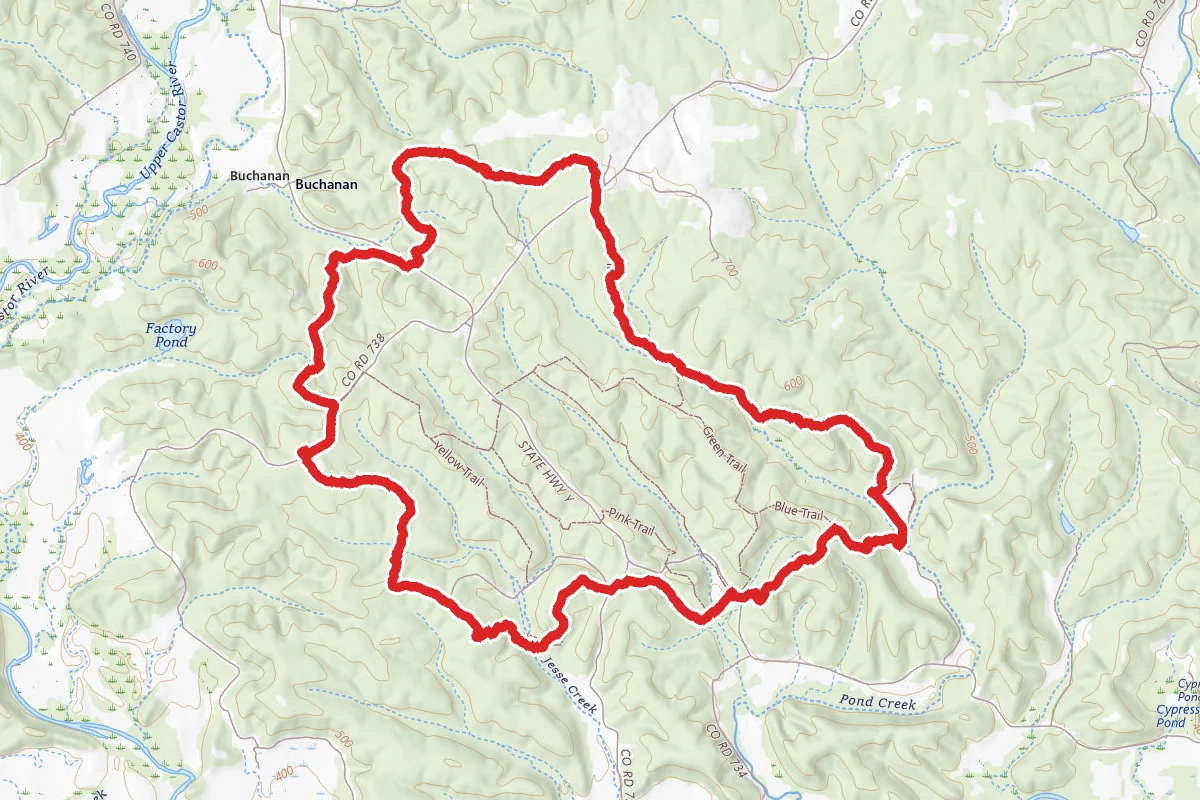 Castor River Conservation Area Loop Trail