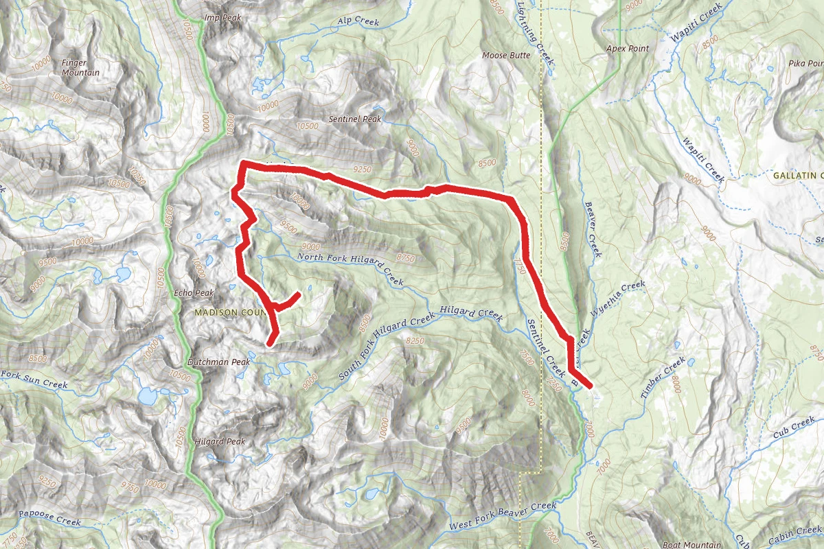 Hilgard Basin Trail