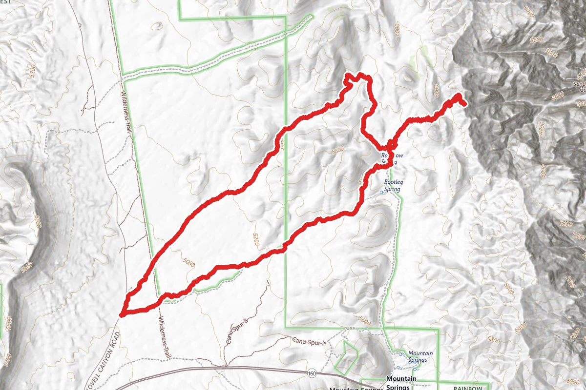 Rainbow Springs and Little Zion Loop
