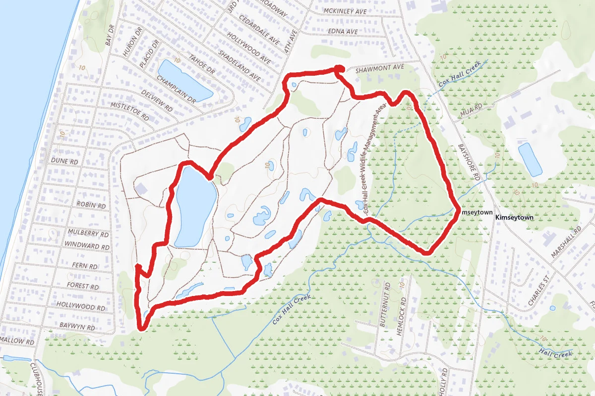 Cox Hall Creek Outer Loop