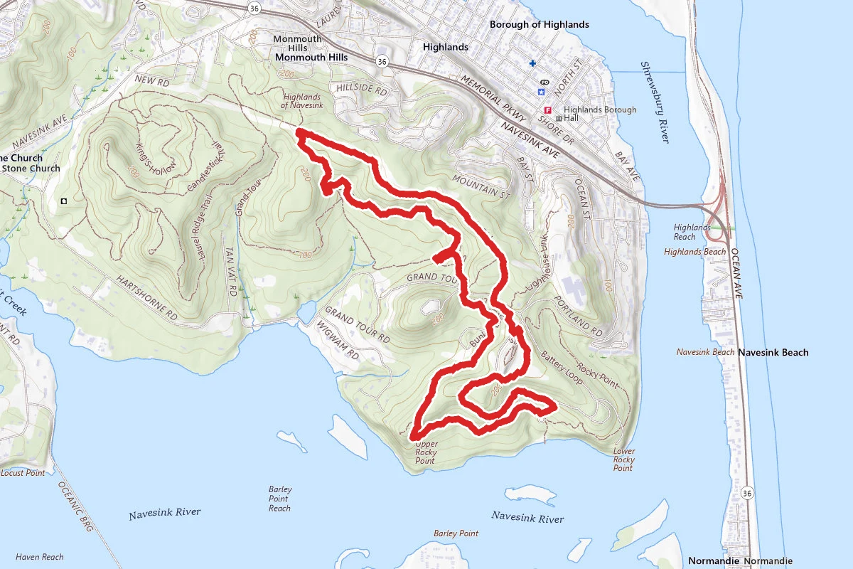 Cuesta Ridge, Grand Tour, Rocky Point and Battery Loop