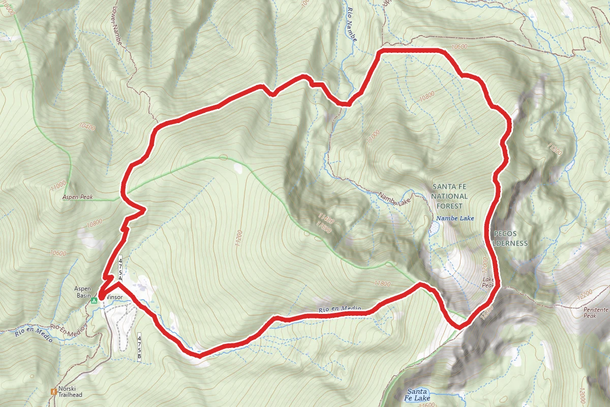 Lake Peak and Heavens Hill Loop