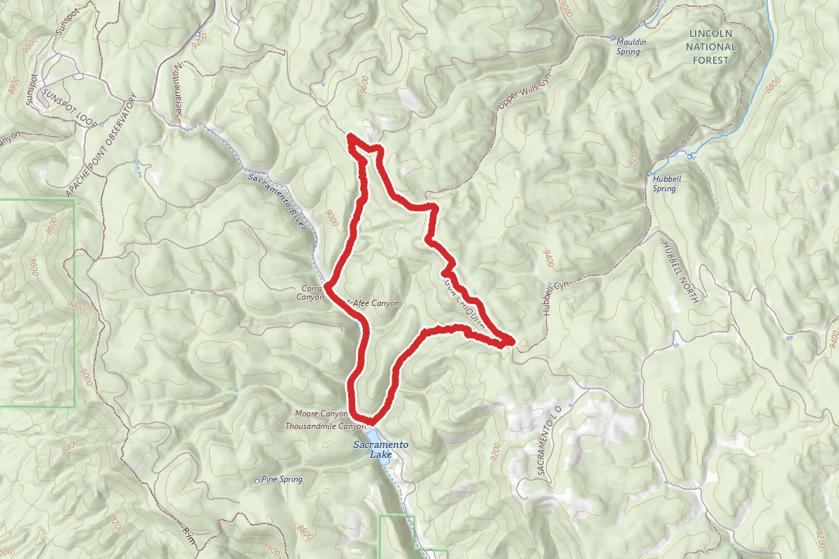 Corral Canyon and 1000 Mile Canyon Loop