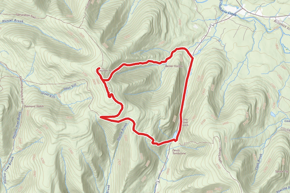 Hunter Mountain Loop via Devil's Path