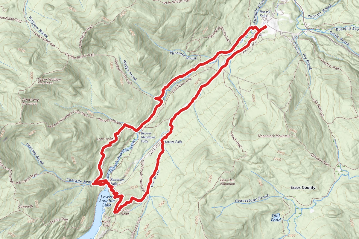 Lower Ausable Lake Loop