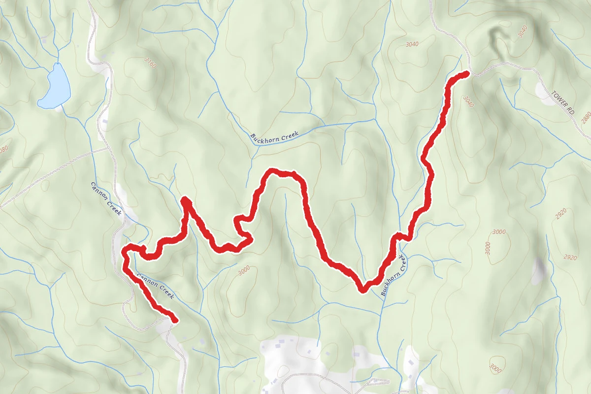 Cannon Creek and Buckhorn Creek Trail