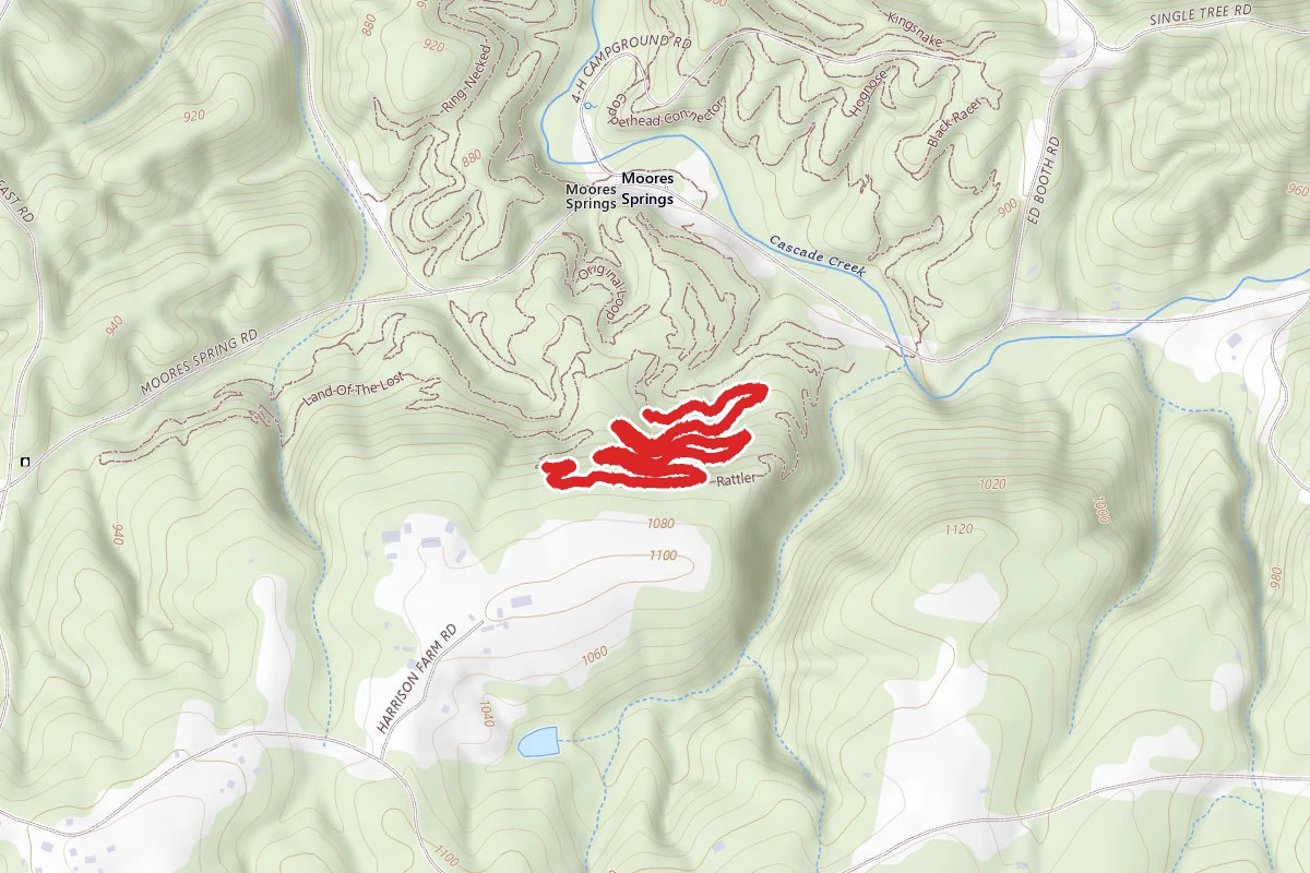 Moores Springs Mountain Bike Trails