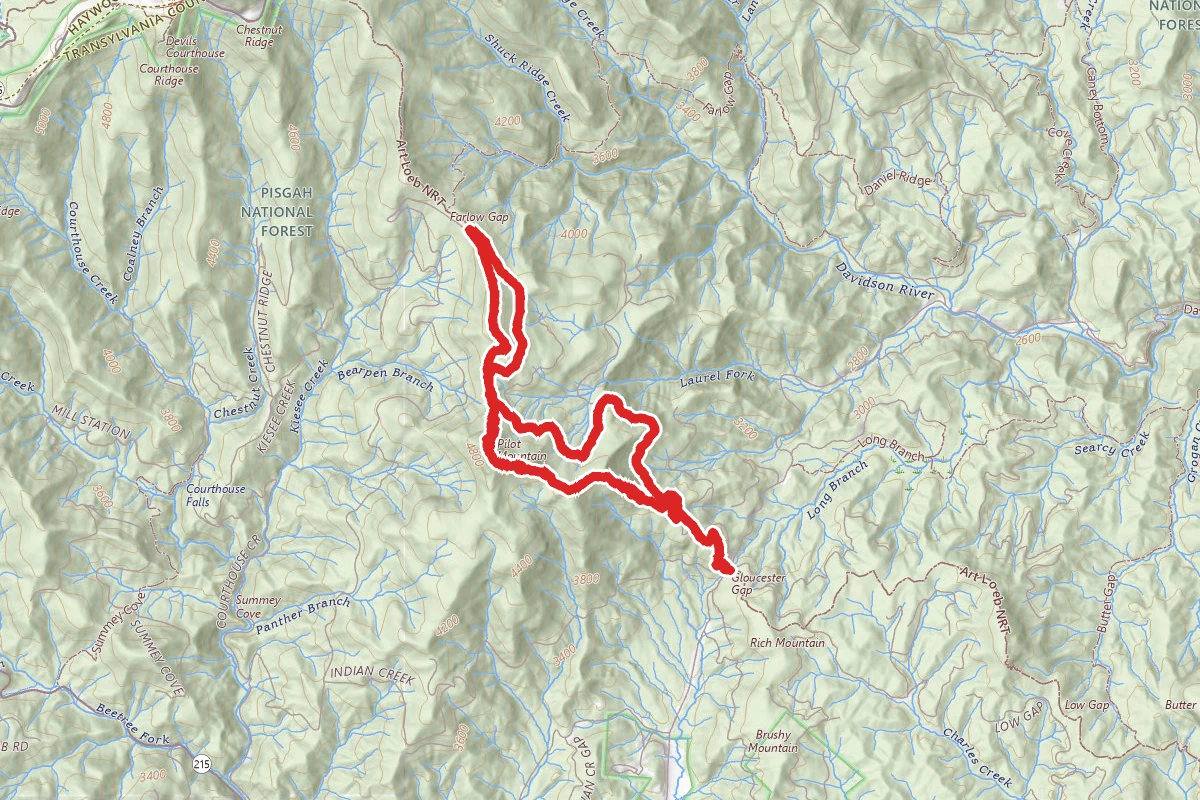 Pilot Mountain and Sassafras Knob Loop