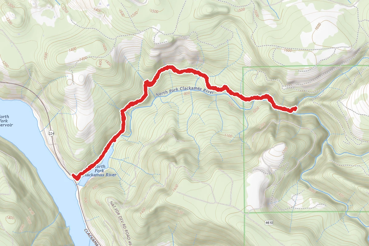 North Fork Clackamas River and Fall Creek