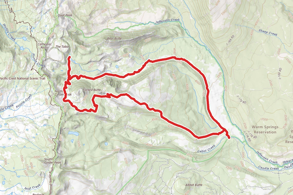 Table Lake and Sugar Pine Loop Trail
