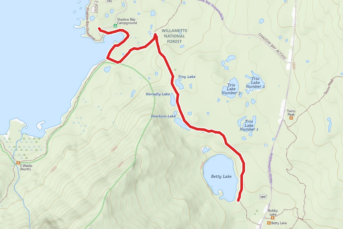 Betty Lake Trail