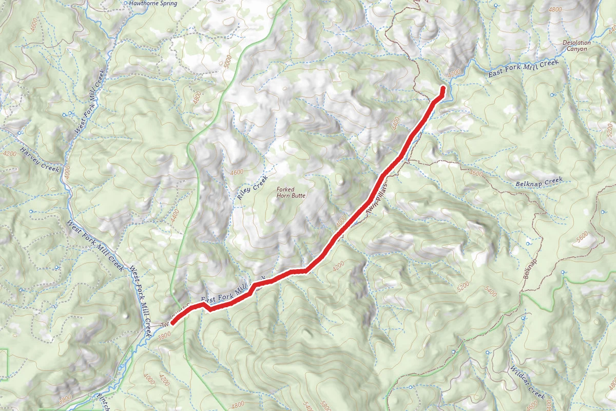 Mill Creek Wildnerness Trail