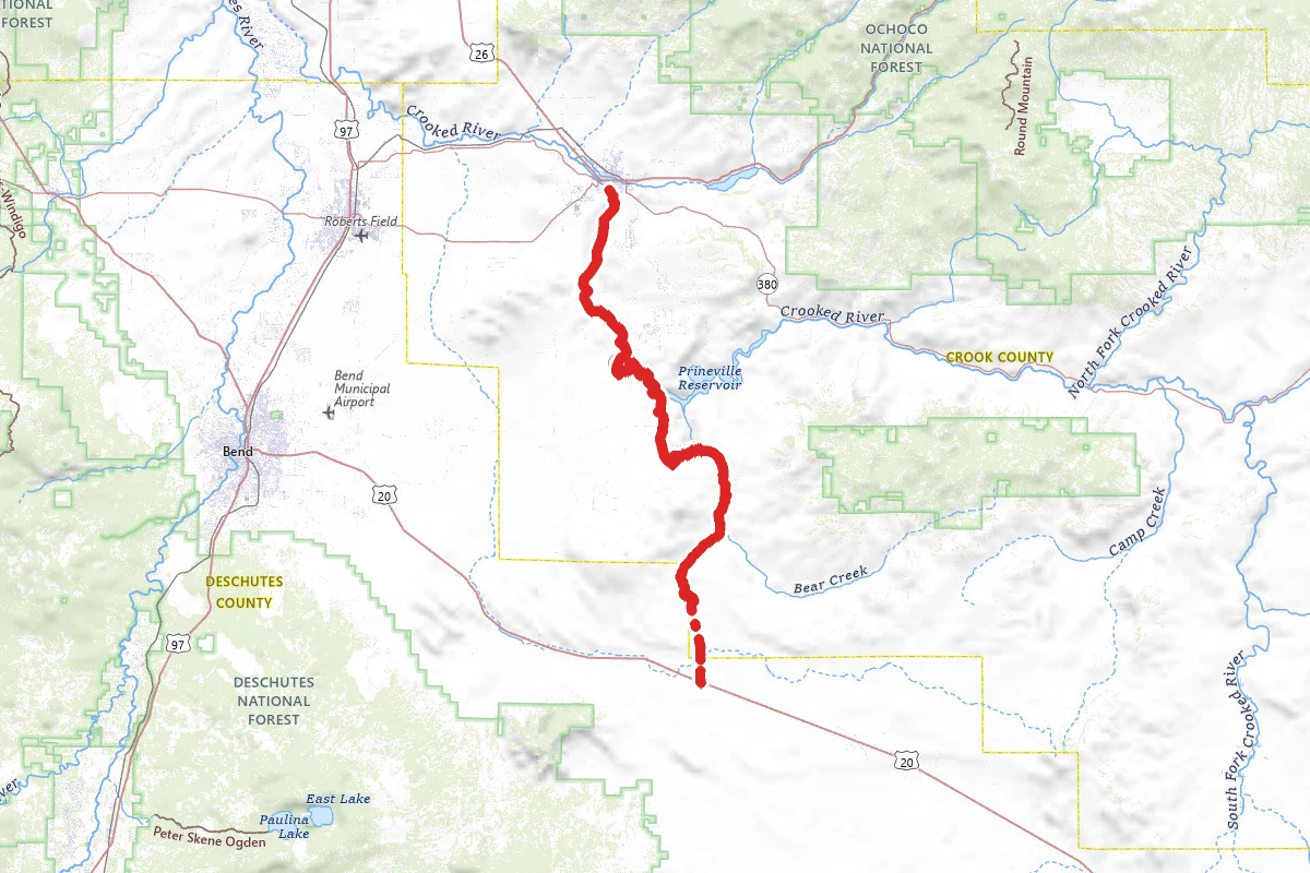 Lower Crooked River Back Country Byway