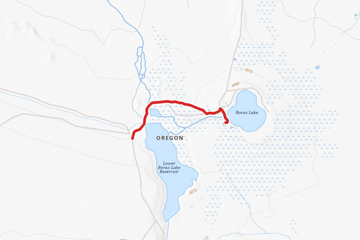 Borax Lake Hot Springs
