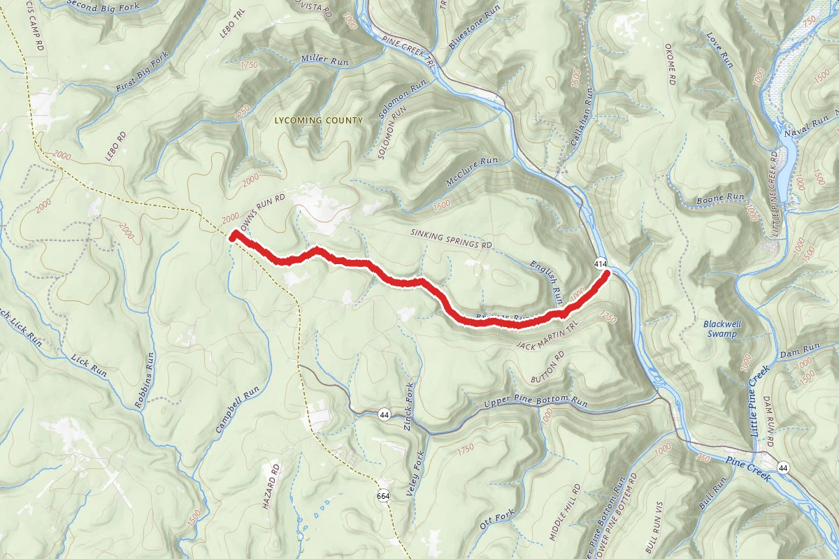 Browns Run Trail