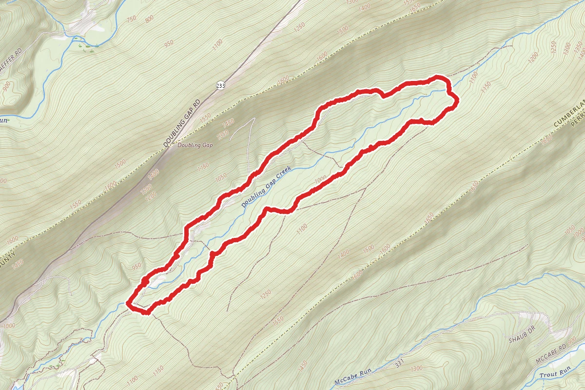 Doubling Gap Creek Trail