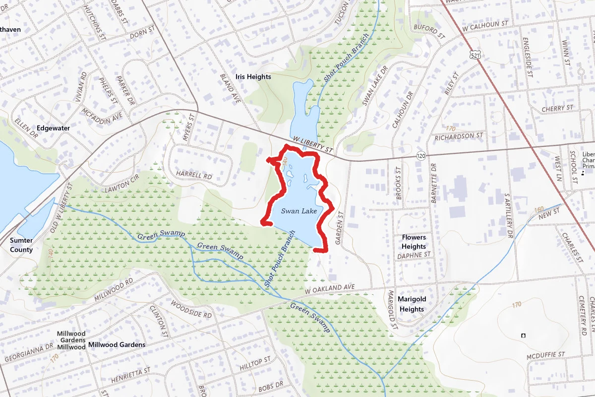 Swan Lake Gardens Loop