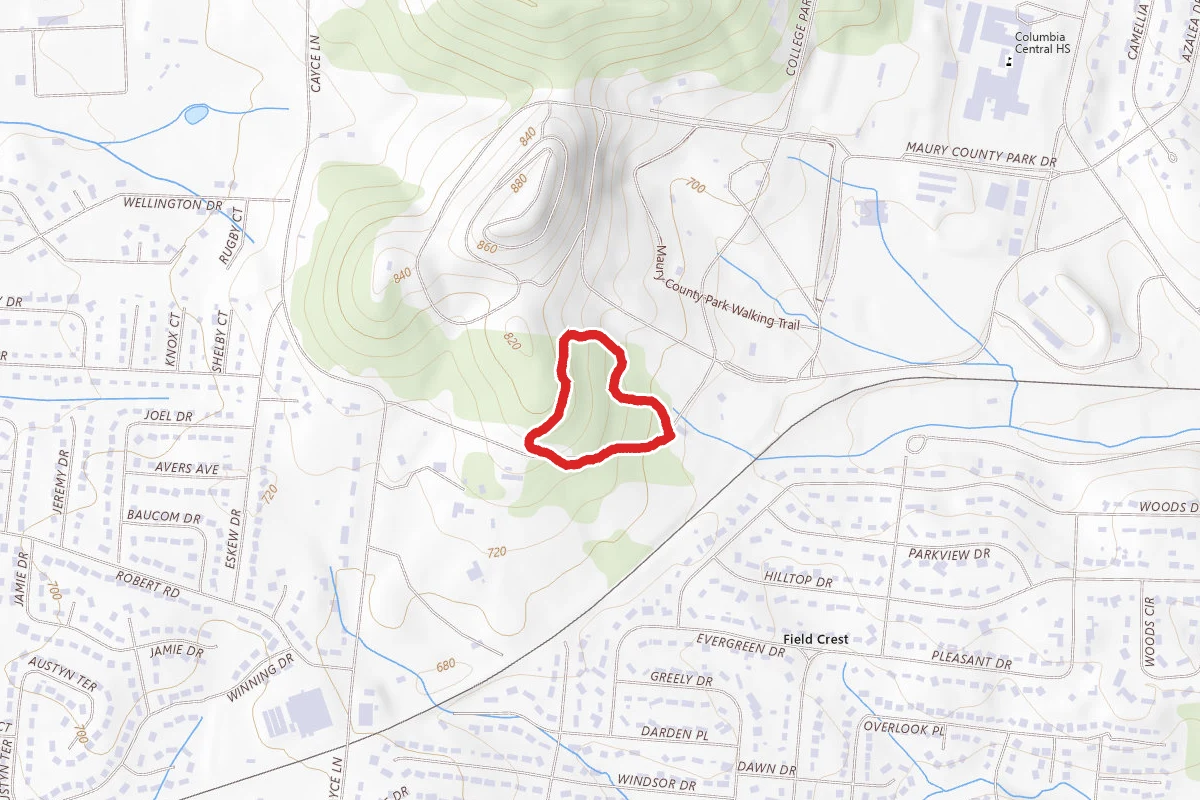 Maury County Park Nature Trail