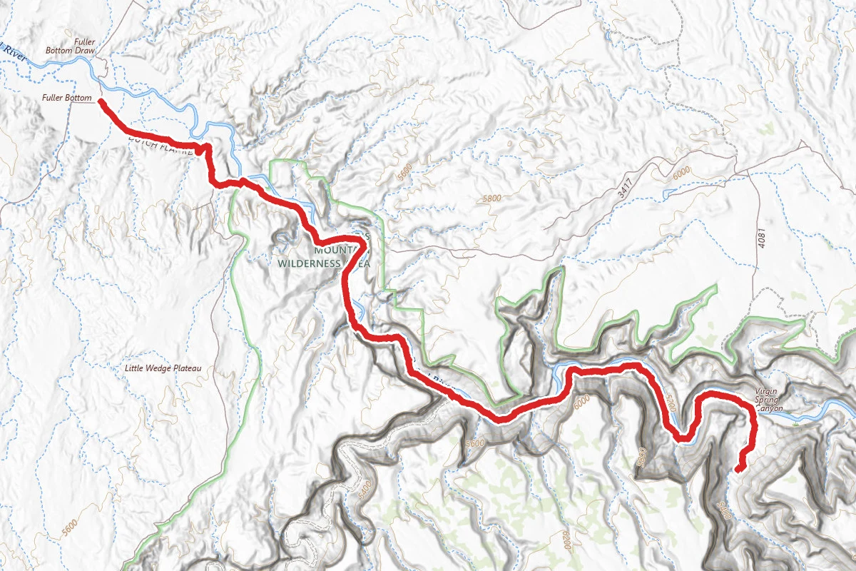 San Rafael River Gorge Trail