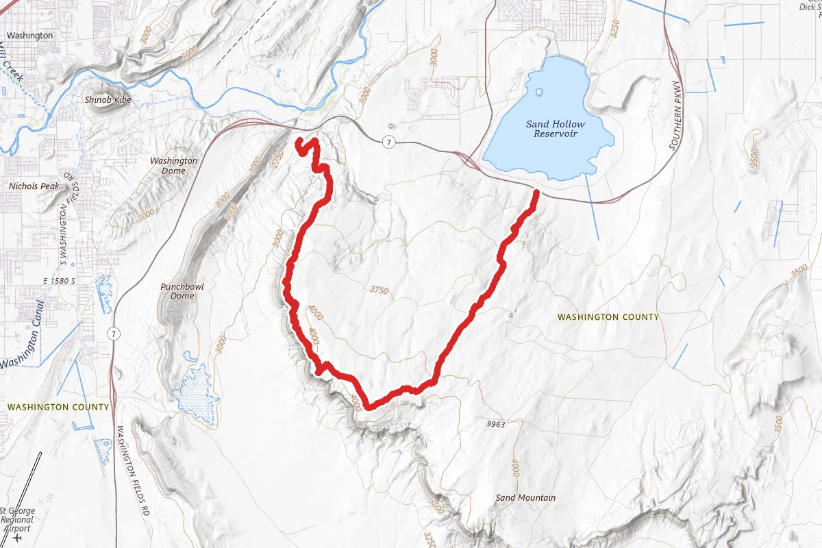 Sand Hollow West Rim OHV Trail