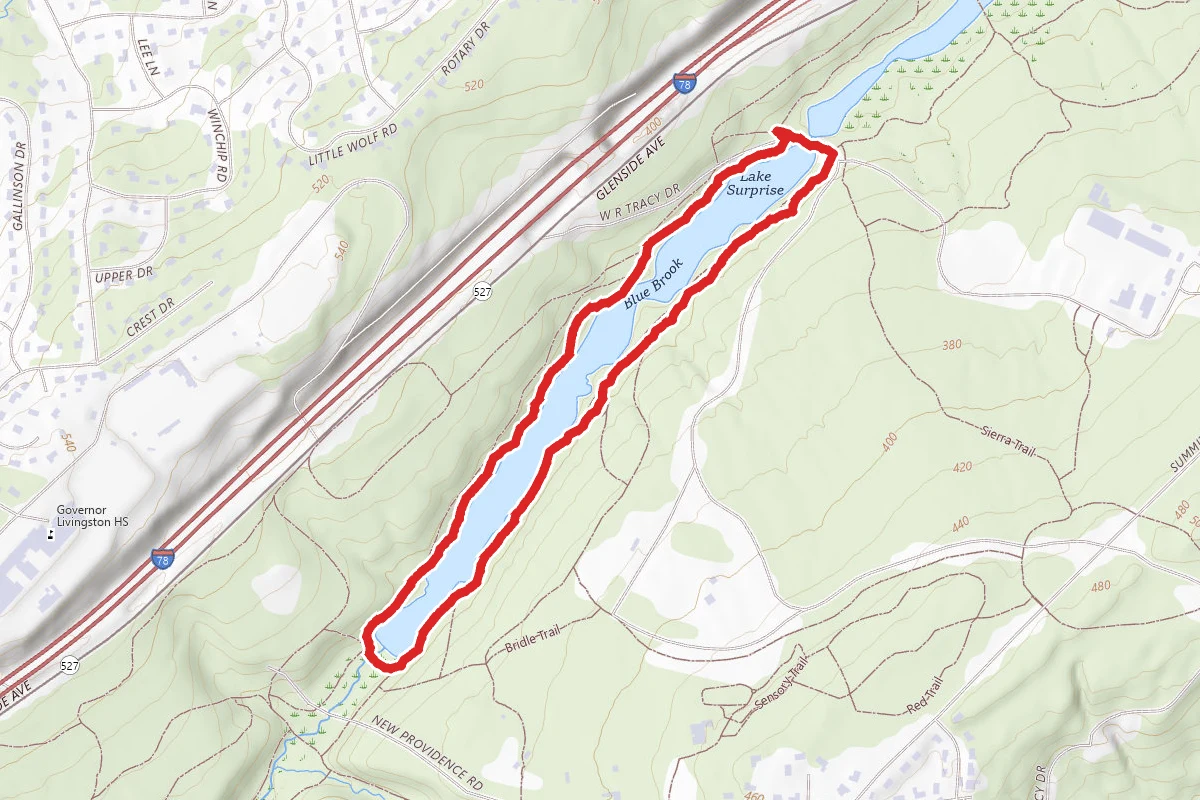 Lake Surprise Loop via W. R Tracy Drive