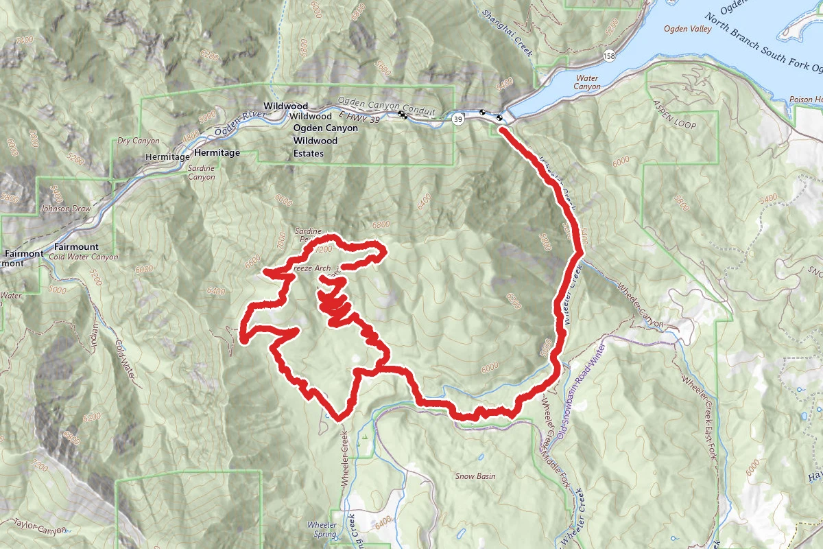 Sardine Peak via Wheeler Creek Trail