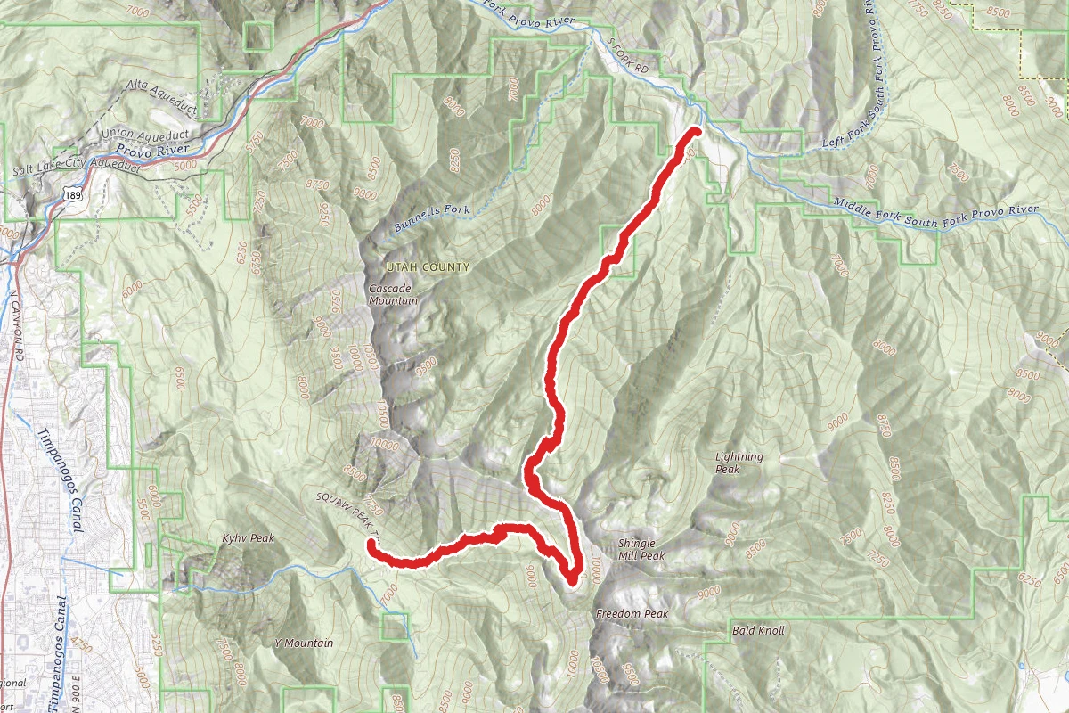 Big Springs to Rock Canyon